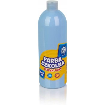 Farba plakatowa szkolna 1000ml błękitna 301217059 ASTRA