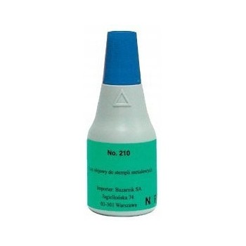Tusz NORIS 210 metal niebieski 25ml do stempli metalowych NO210NI