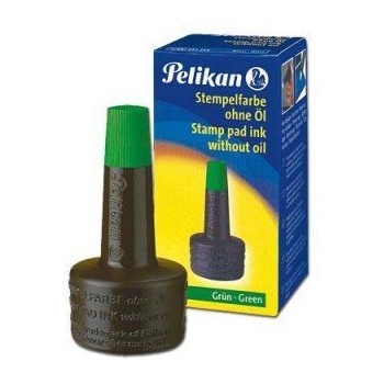 Tusz do stempli 28ml zielony PELIKAN 351239