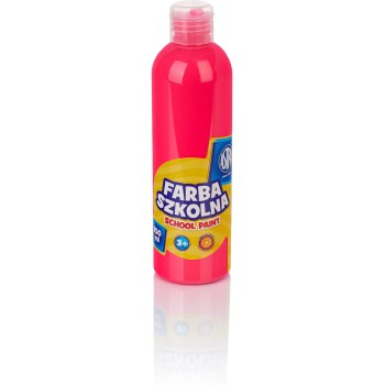Farba plakatowa szklona 250ml fluorescencyjna różowa 301217032 ASTRA