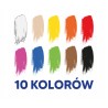 Farby plakatowe szkolne 10 kolorów 20ml zestaw 400167101 OXFORD