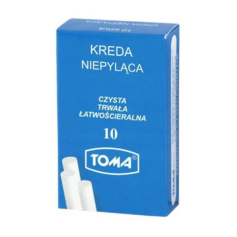 Kreda szkolna biała 10szt 81200 TOMA