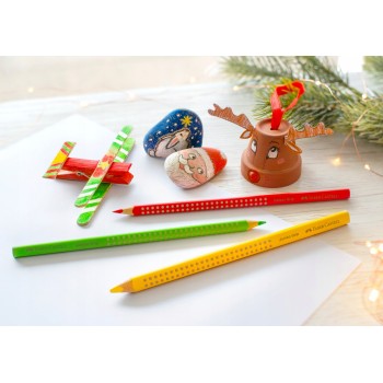 Kredki GRIP 2001 6 kolorów opak. kartonowe 112406 FABER-CASTELL