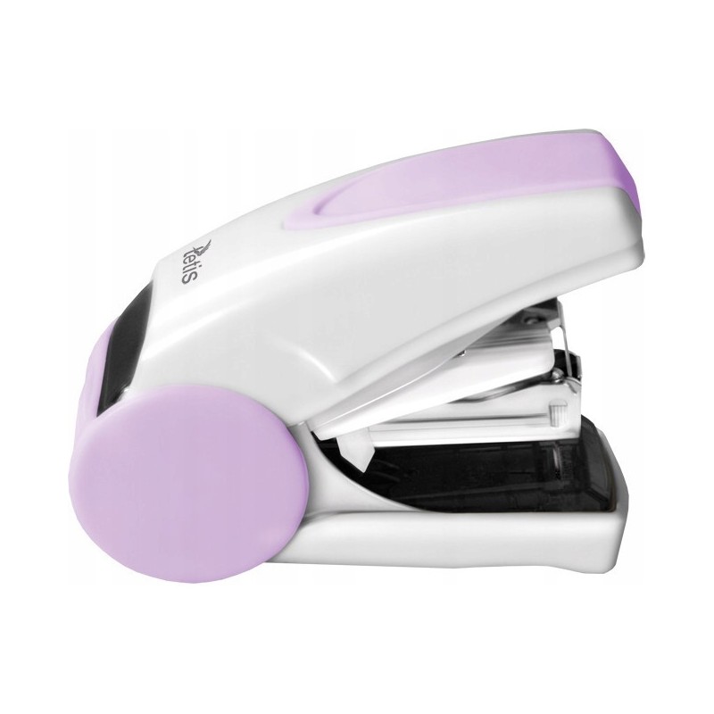 Zszywacz mini 10` fioletowo-biały 20k GV080-FB TETIS