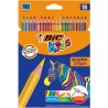 Kredki Eco Evolution 18kolorów STRIPES 9505241 BIC