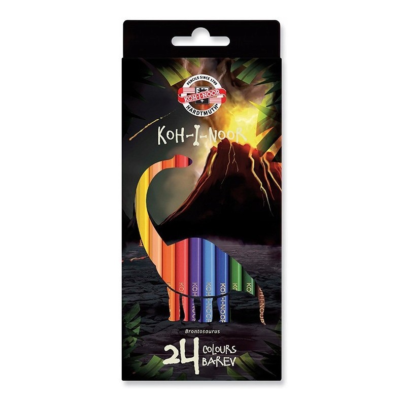 Kredki DINO 24 kol. 3594 KOH-I-NOOR