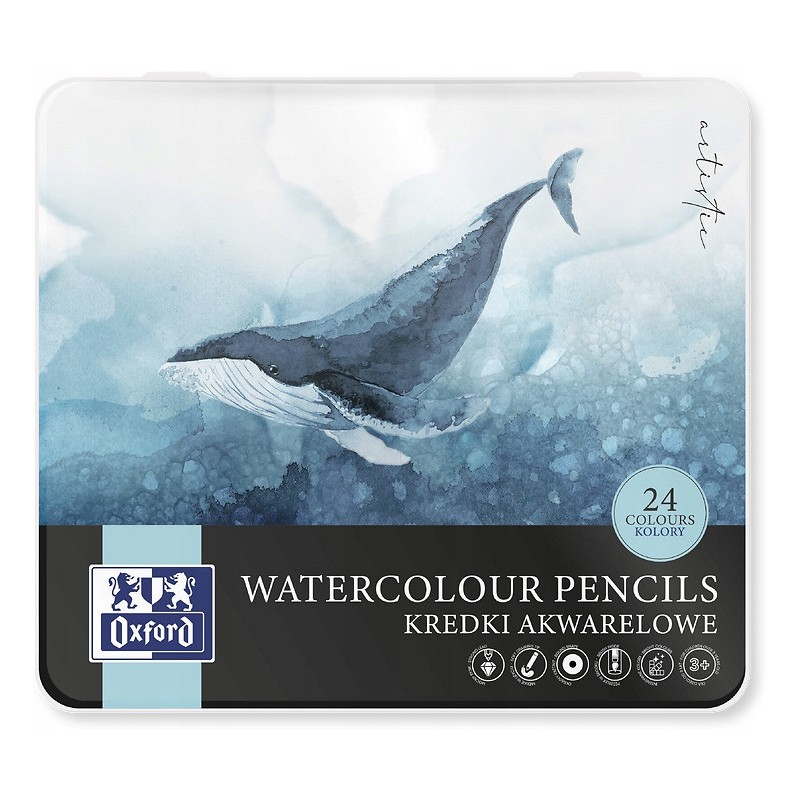 Kredki akwarelowe ARTISTIC 24 kolory 400174561 OXFORD