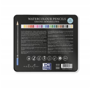 Kredki akwarelowe ARTISTIC 24 kolory 400174561 OXFORD