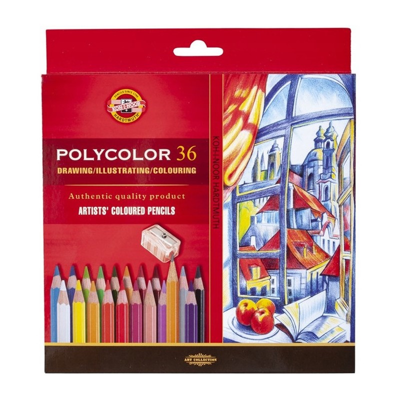 Kredki POLYCOLOR 36 kolorów 3835 KOH-I-NOOR