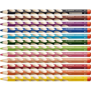 Kredki EASYCOLORS 12kol.332/12 STABILO dla praworęcznych