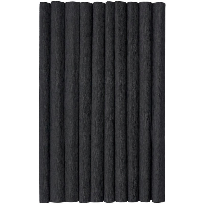 Bibuła marszczona CREATINIO 10 sztuk 50x200cm czarny 400153927 TOP 2000