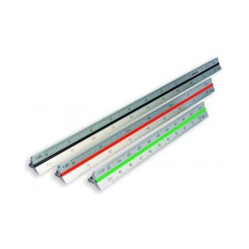 Linijka skalówka aluminiowa 20cm 20013B LENIAR 1:2.5/5/10/20/50/100