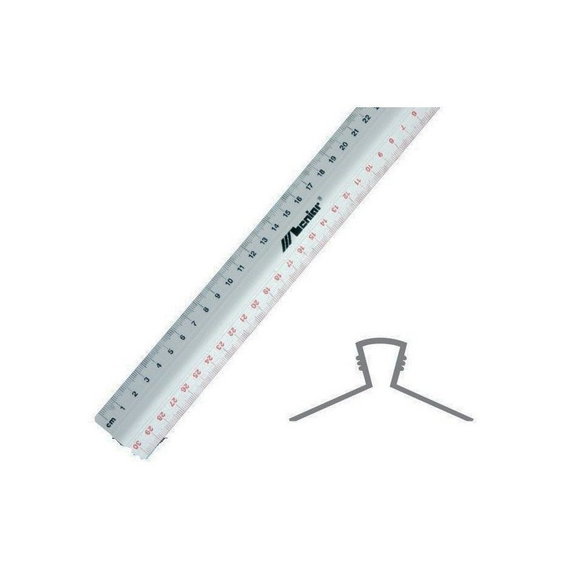 Linijka aluminiowa 50cm z uchwytem 30162 LENIAR