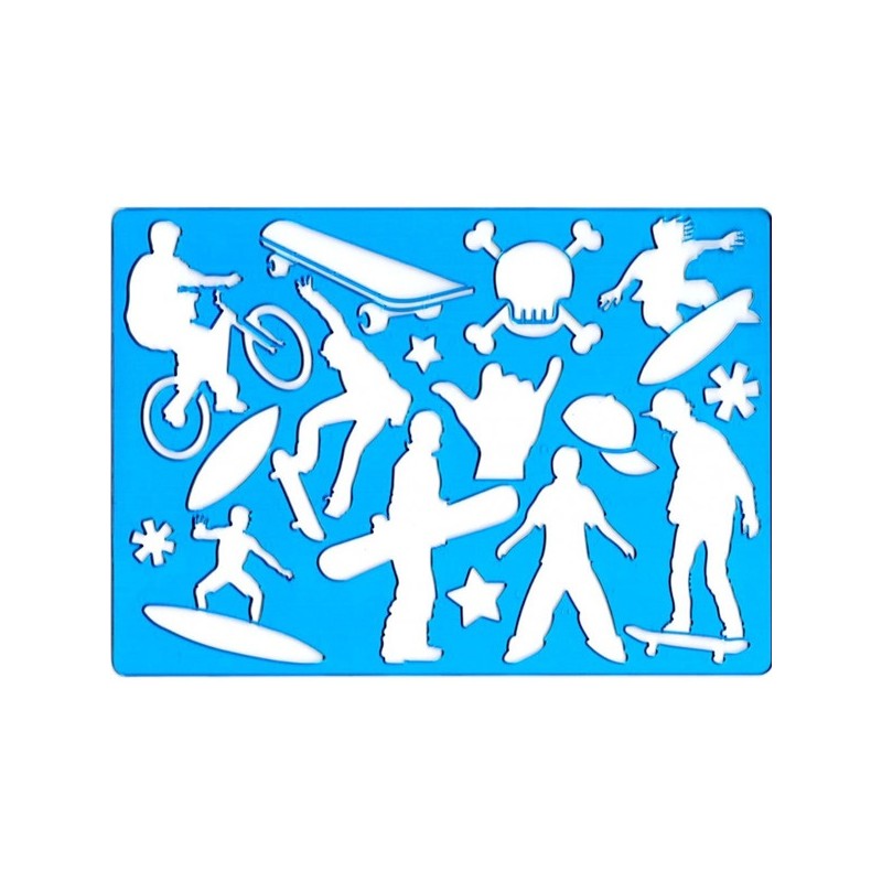 Szablon SPORT-SKATEBOARD 9820/11 KOH-I-NOOR