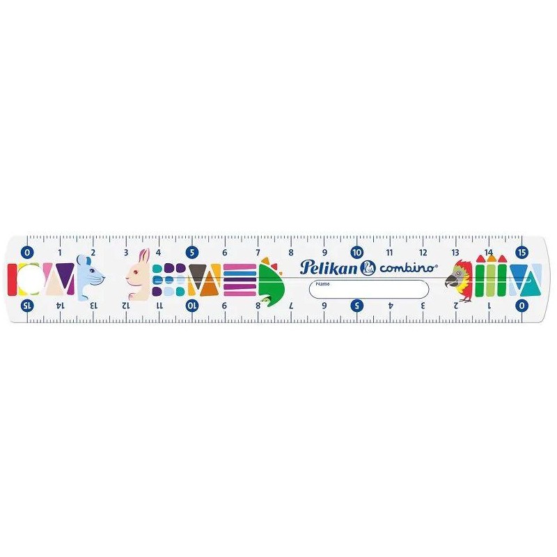 Linijka 15cm Combino 811224 PELIKAN