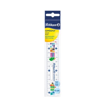 Linijka 15cm Combino 811224 PELIKAN