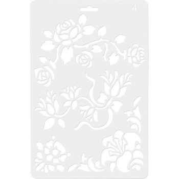 Szablon 04 ROZKWITAJĄCE KWIATY KOH-I-NOOR KOE-224181-00104