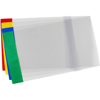 Okładki regulowane na książki i zeszyty Z5 kolorowe 25 sztuk 29,7x40,8-44cm OZK-50 BIURFOL