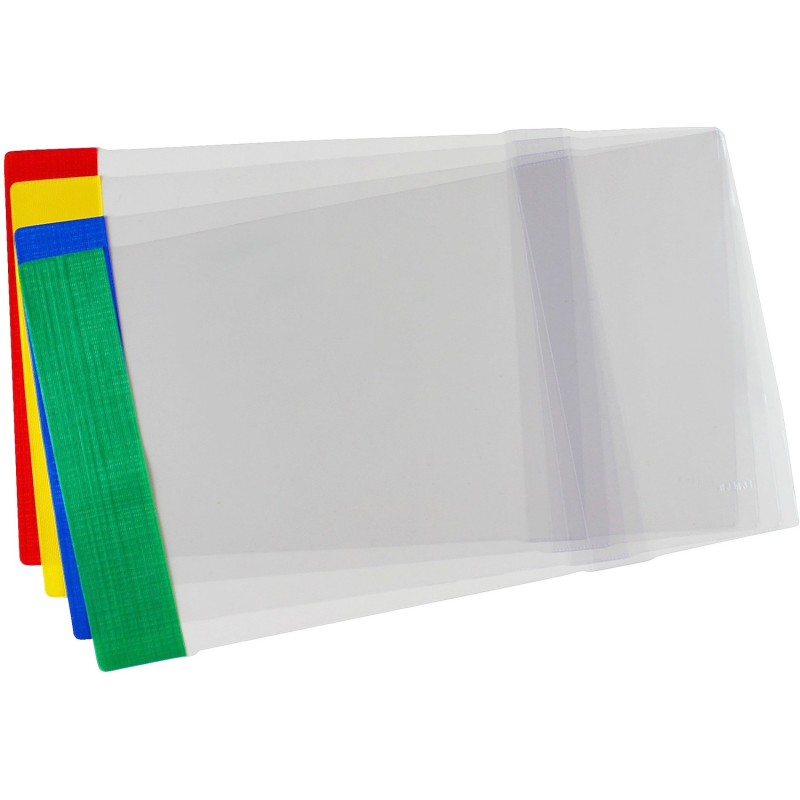 Okładki regulowane na książki i zeszyty Z5 kolorowe 25 sztuk 29,7x40,8-44cm OZK-50 BIURFOL