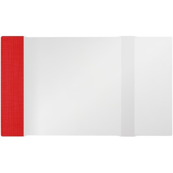 Okładki regulowane na książki i zeszyty A5 bezbarwne 25 sztuk 21,2x29,3-32cm OZB-44 BIURFOL