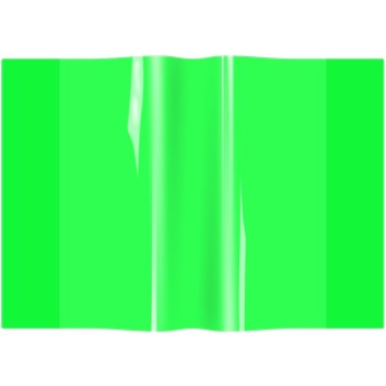 Okładki na zeszyty szkolne A5 neonowy zielony 10 sztuk OZN-A5-03 BIURFOL