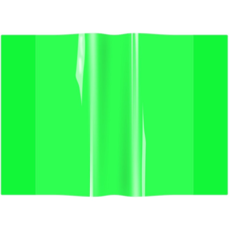 Okładki na zeszyty szkolne A5 neonowy zielony 10 sztuk OZN-A5-03 BIURFOL