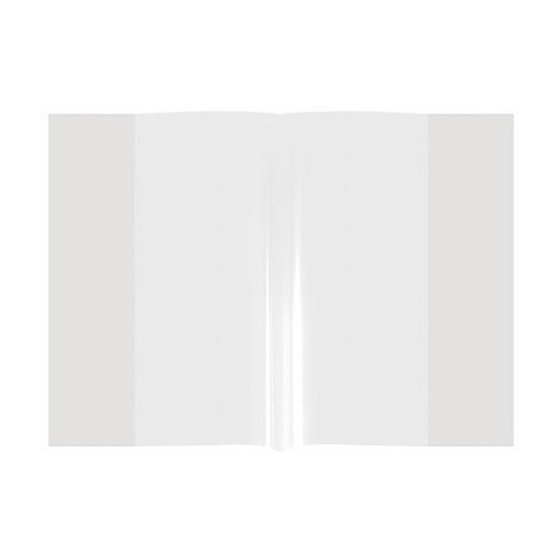 Okładki na zeszyty szkolne A5 bezbarwne 10 sztuk PP/PE 21,2x30x3cm OPP10-01 BIURFOL