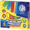 Plastelina dla dzieci kwadratowa 6 kolorów zestaw 83811908 ASTRA