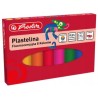 Plastelina szkolna fluorescencyjna Zestaw 8 kolorów 9588997 HERLITZ