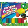 Plastelina dla dzieci Zestaw 6 kolorów BAMBINO St.Majewski