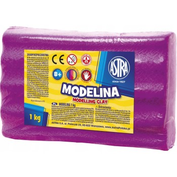 Modelina termoutwardzalna 1kg różowa 304111004 ASTRA