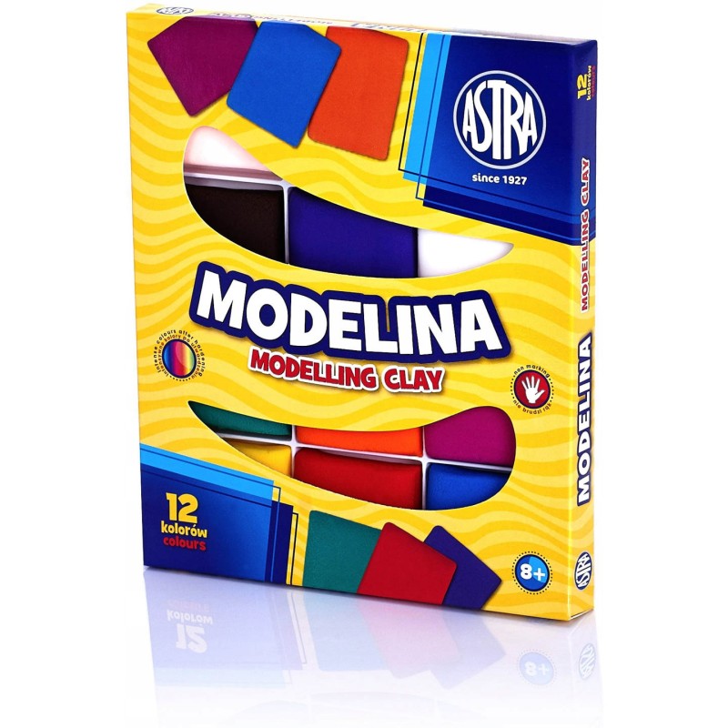 Modelina termoutwardzalna zestaw 12 kolorów 304110001 ASTRA
