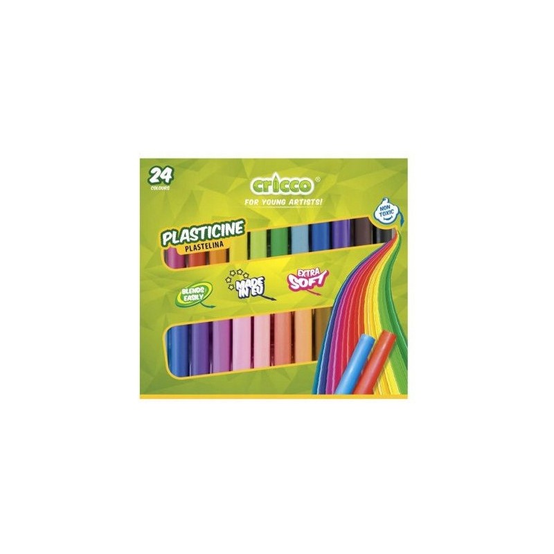 Plastelina CRICCO 24kolory CR370K24