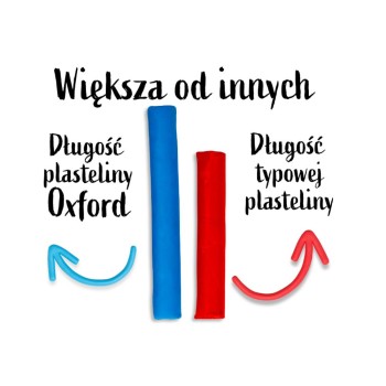 Plastelina 8 kolorów 400167088 OXFORD