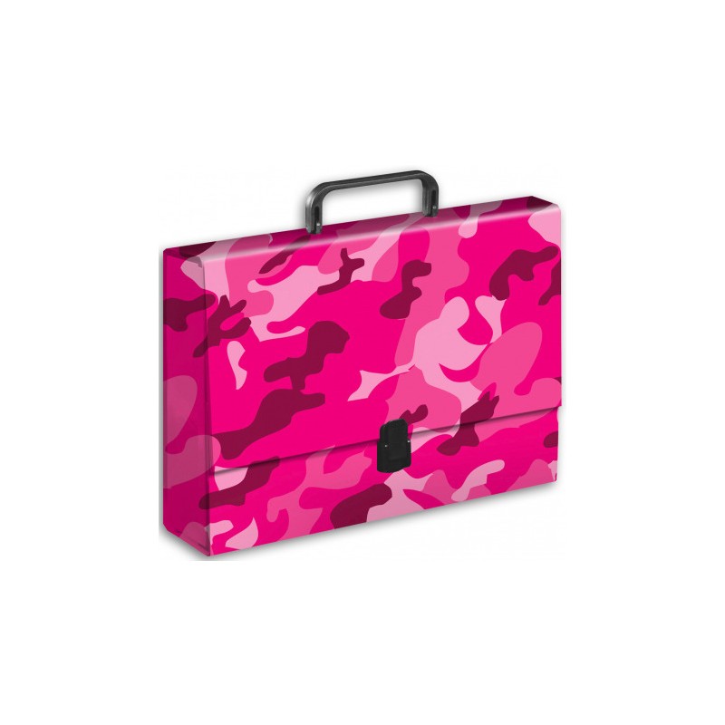 Teczka szkolna z rączką A4 moro 6cm TT8197 PENMATE