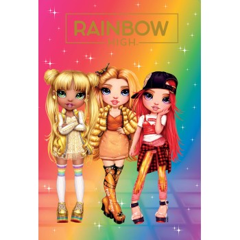 Teczka na dokumenty A4 z gumką RAINBOW 108022007 ASTRA