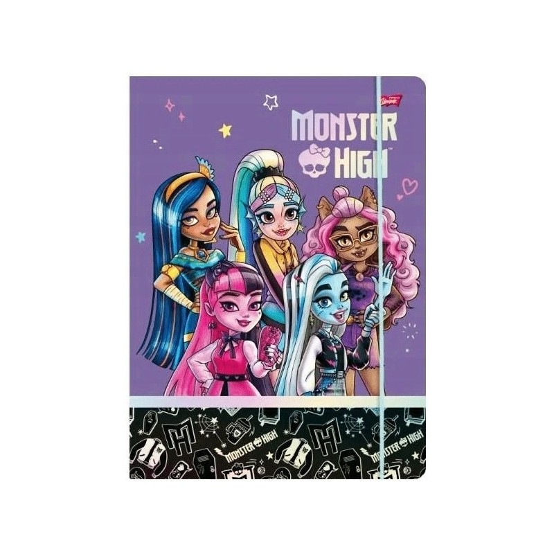 Teczka z gumką na dokumenty A4 MONSTER HIGH UNIPAP