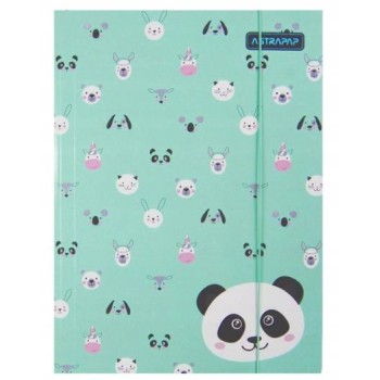 Teczka na dokumenty A4 z gumką PASTEL ANIMALS 108024001 ASTRA
