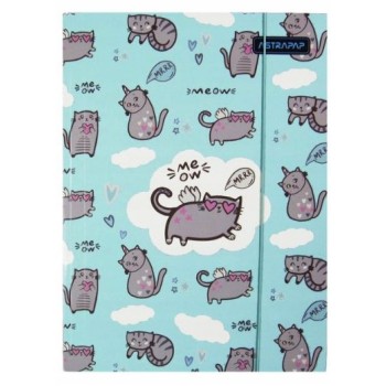 Teczka na dokumenty A4 z gumką PASTEL ANIMALS 108024001 ASTRA