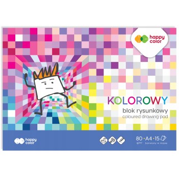 Zestaw wyprawka szkolna PREMIUM KIDS HA 3SET BTS4 HAPPY COLOR