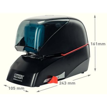 Zszywacz elektryczny Supreme 5080e czarny 80 kartek RAPID 20993410
