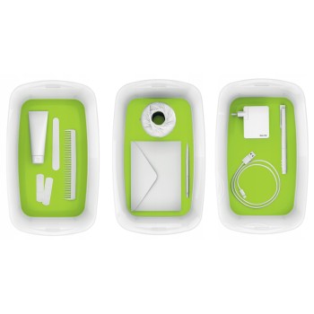 MyBox mały z pokrywką, biało-zielony LEITZ 52291054