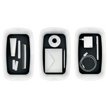 MyBox mały z pokrywką, biało-czarny LEITZ 52291095