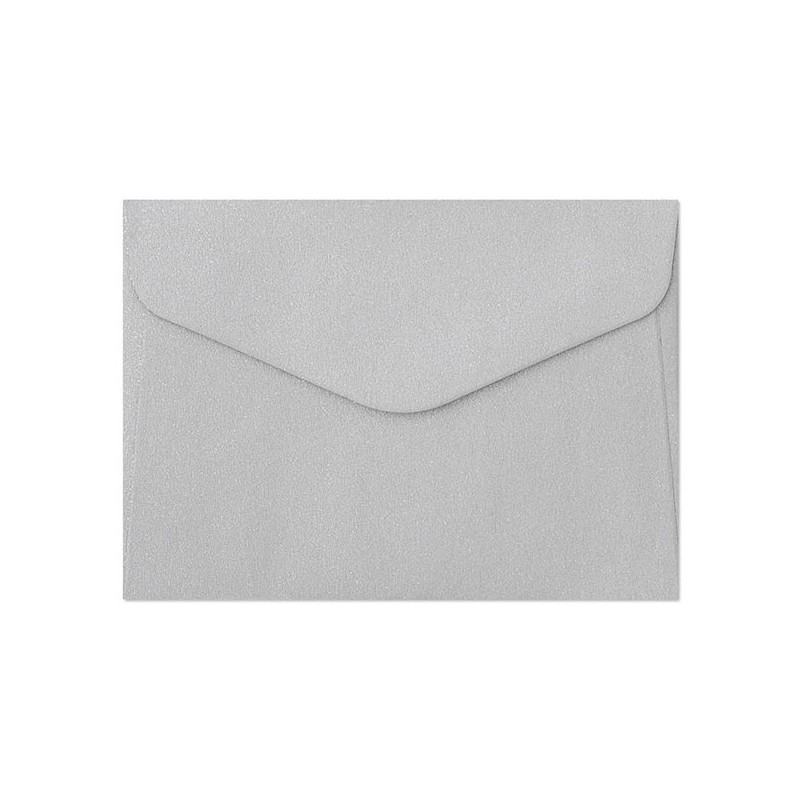Koperta B7 PEARL srebrny 150g. (10szt.) 280522 Galeria Papieru