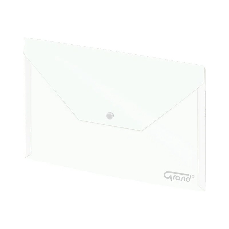 Teczka kopertowa zatrzask A4 biała 120-1207 GRAND