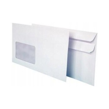 Koperta DL SK biała okno LEWE (50) NC 11221300/50
