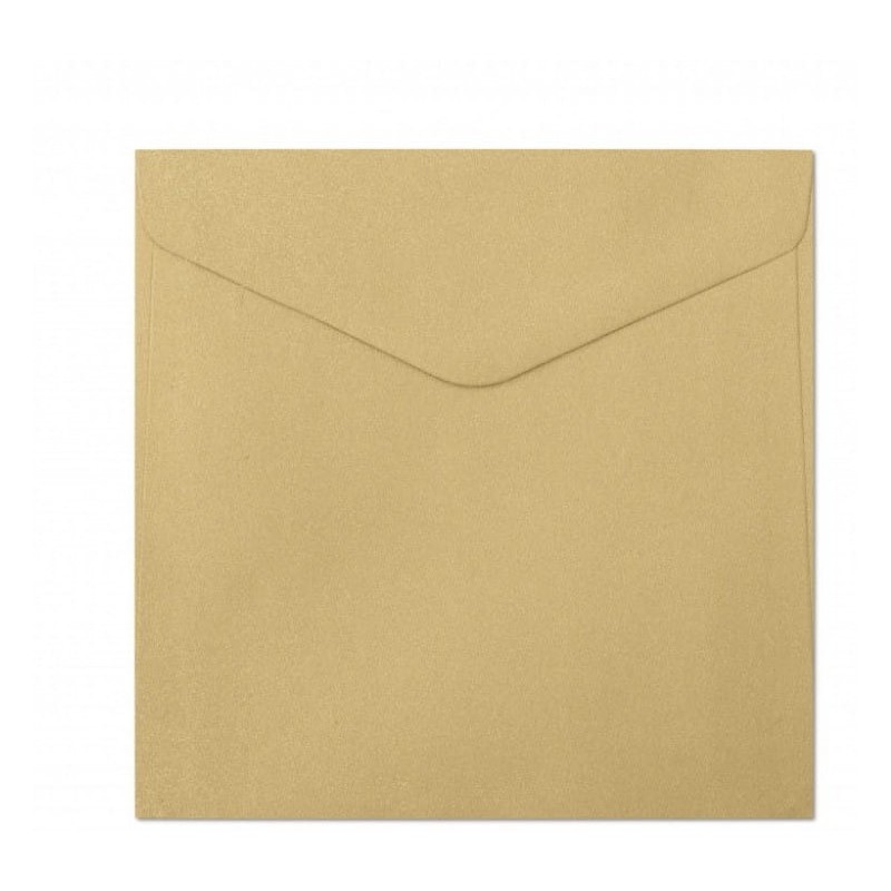 Koperta 160x160mm PEARL złota 150g. (10szt.) 280388 Galeria Papieru