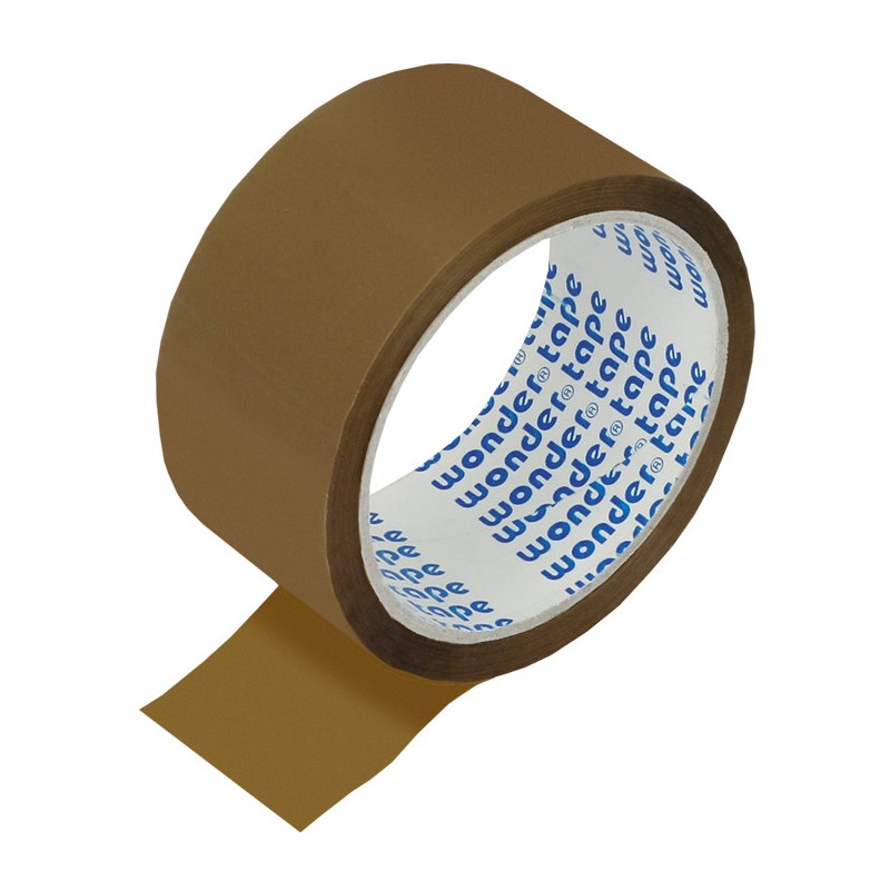 Taśma pakowa 48x50 brązowa cicha WONDER A2K 130-1265