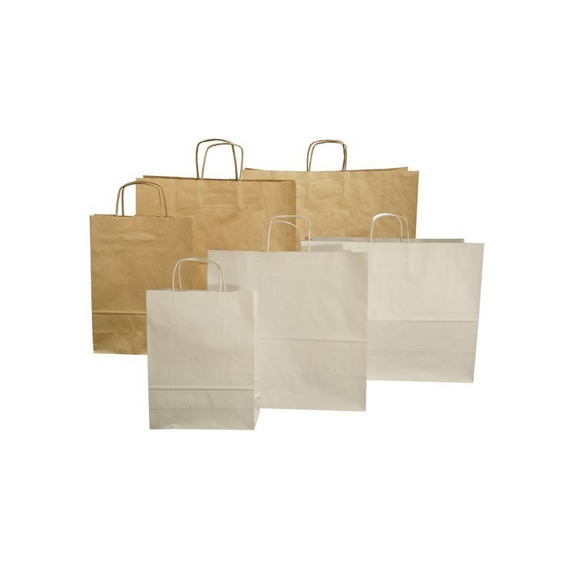 Torba ekologiczna ECOBAG 400x180x390mm brązowa