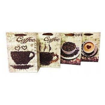 Torebka prezentowa 26x32x10cm A4 KAWA ROZETTE